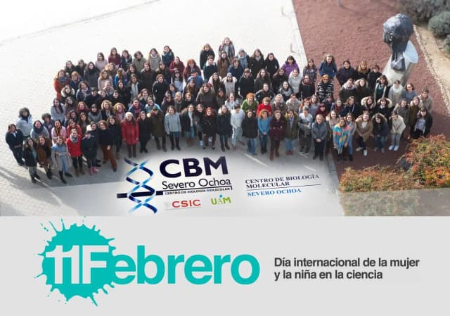 CBM official photo the International day of the women and girls in 2019 with Sandrina Maçãs and lab friends